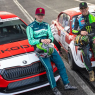 Petter e Oliver Solberg insieme su una Skoda: una giornata indimenticabile