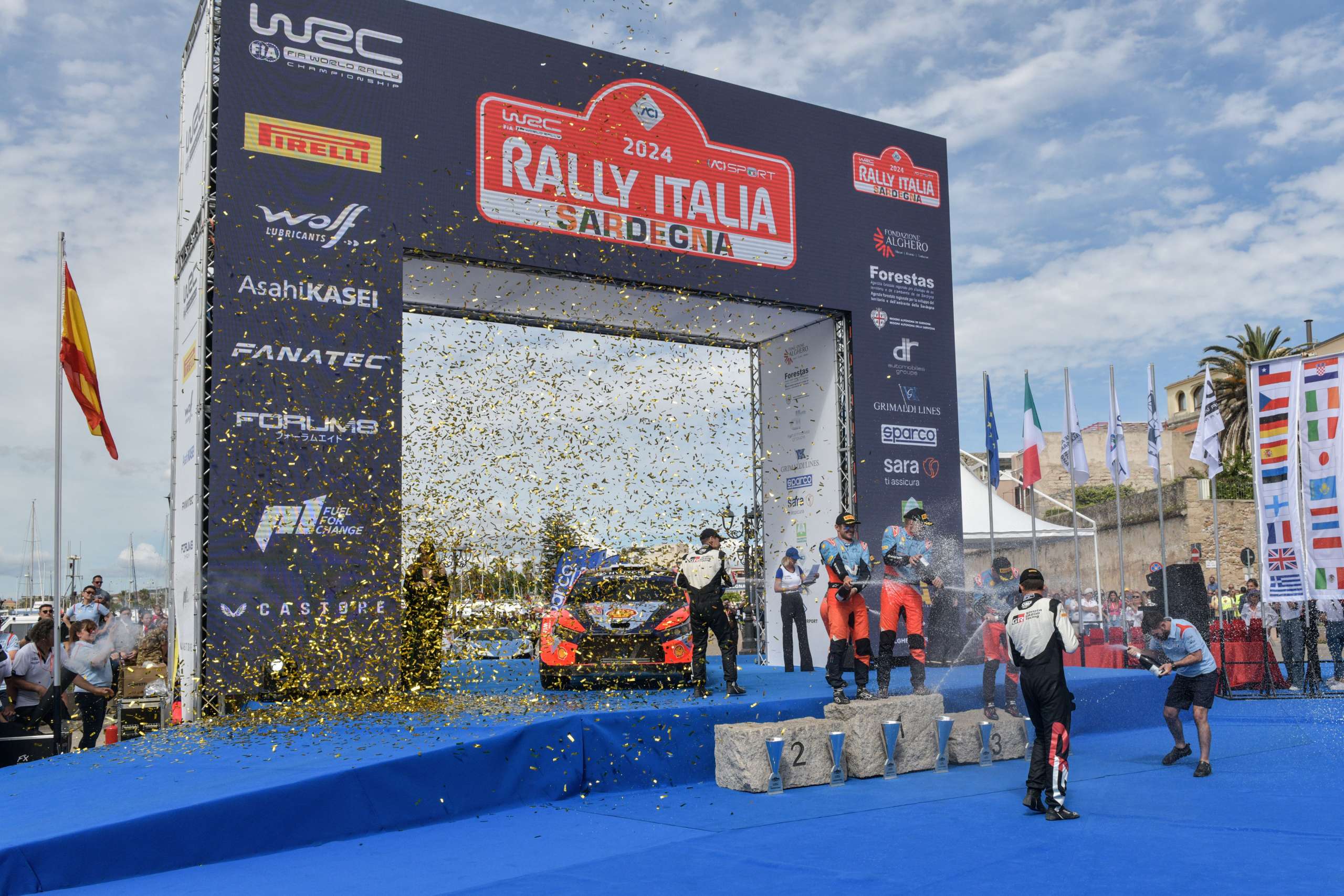 Rally Italia Sardegna 2025, il WRC si sposta tutto ad Olbia