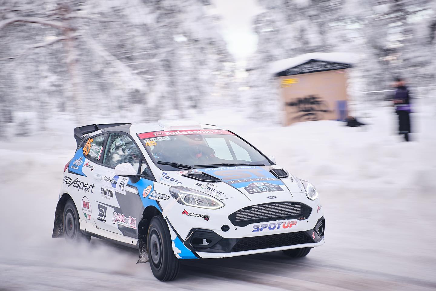 MELEGARI/BARONE A SEGNO ALL’ARCTIC LAPLAND RALLY