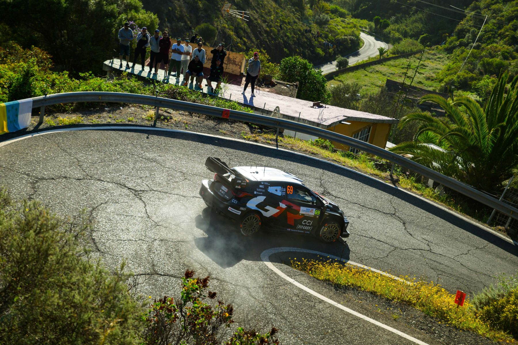 WRC | Rally Islas Canarias 2025: Kalle Rovanpera monopolizza il loop mattutino